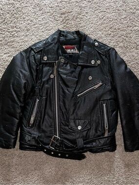 Vintage 80’s Rolling Thunder Leather Motorcycle Jacket